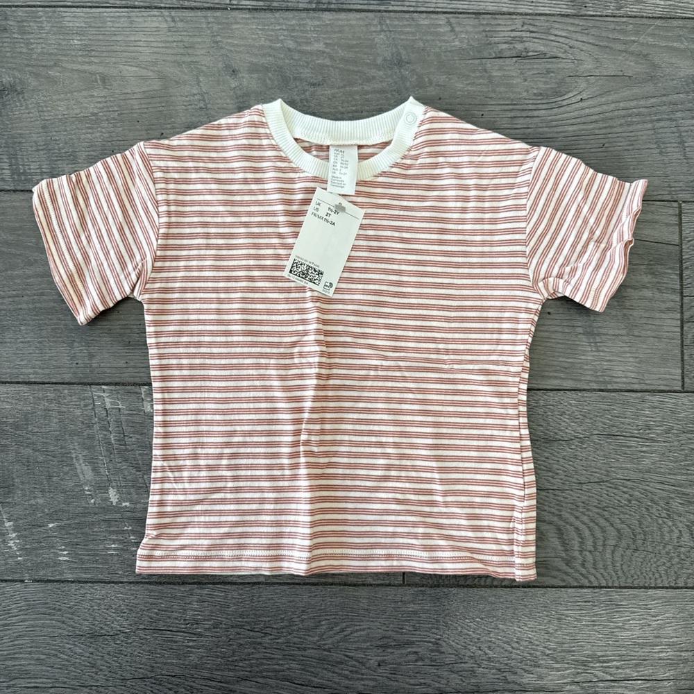NWT H&M Striped Kids Tee